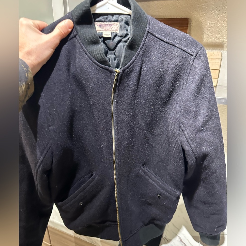 COPY - Wallace & Barnes men’s navy bomber jacket XS